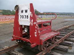 An old, motorised railway jigger